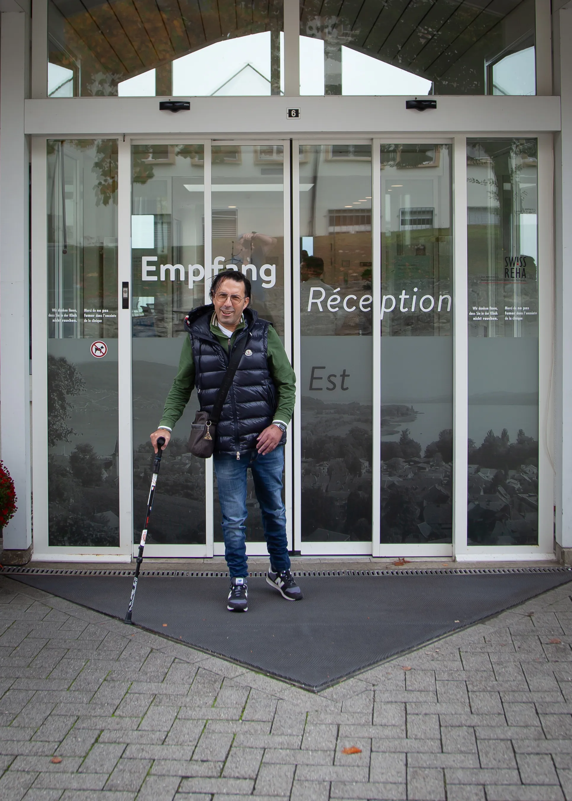 Sandro Ferrara konnte in der Rehaklinik Tschugg enorme Fortschritte erzielen.