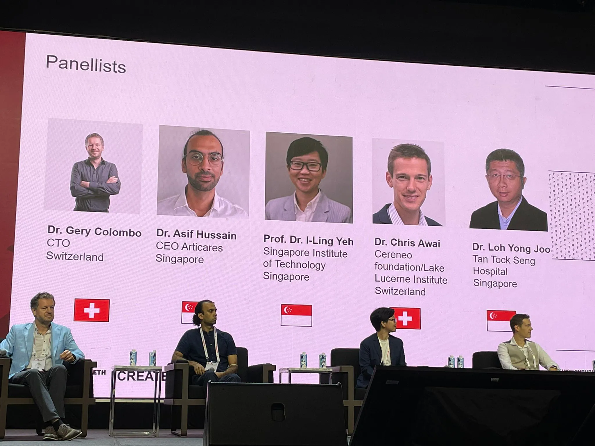 Gery Colombo als Fachexperte an einem Panel der RehabWeek 2023.