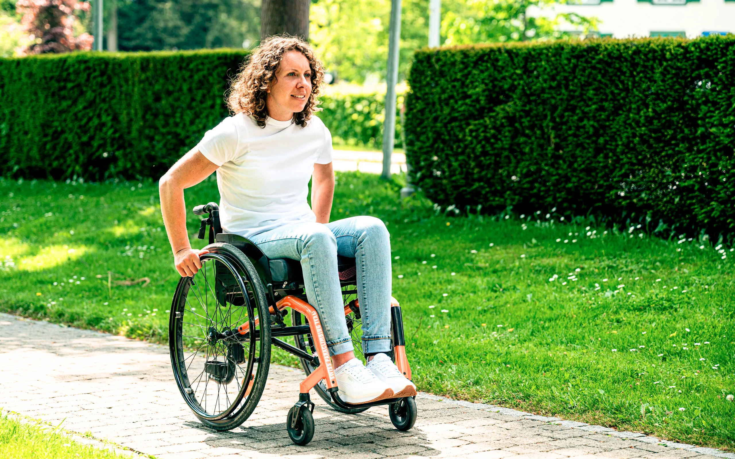 Patientin der VITREA Rehaklinik Zihlschlacht, Doris Rohner, Diagnose Multiple Sklerose.