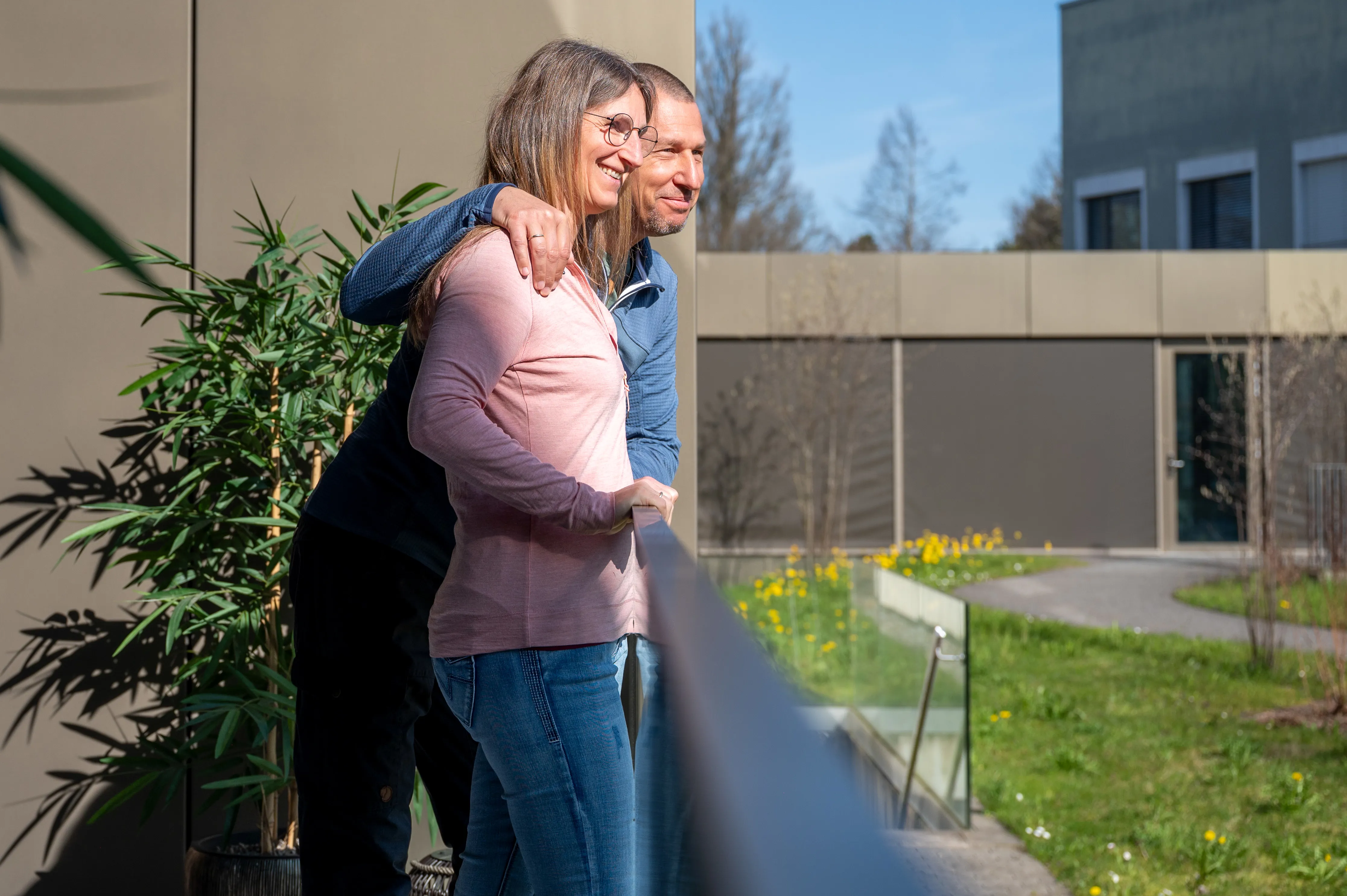 Silke und Thomas Abt blicken dankbar auf ihre Zeit in der Rehaklinik Zihlschlacht zurück.