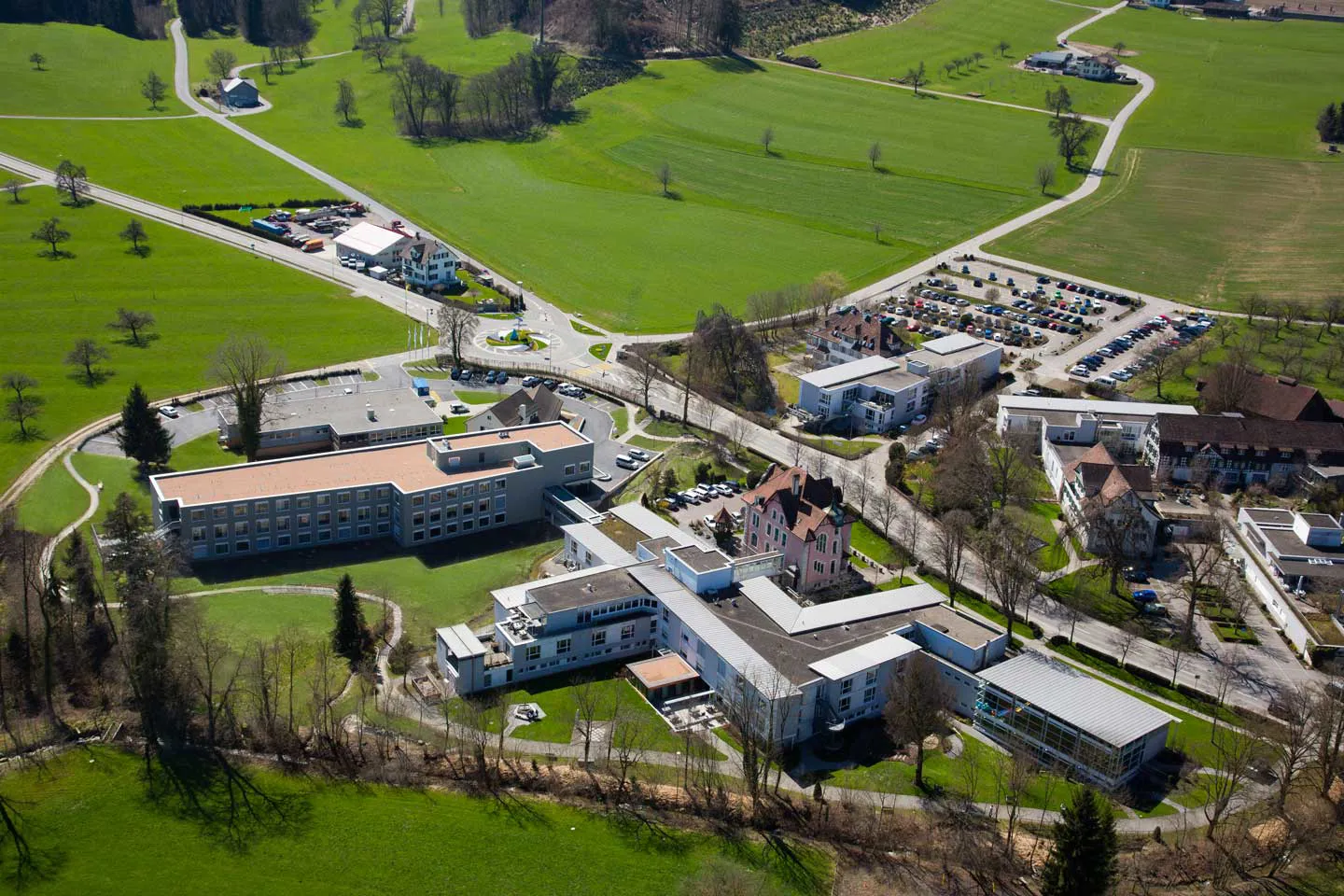 VITREA Luftaufnahme Rehaklinik Zihlschlacht