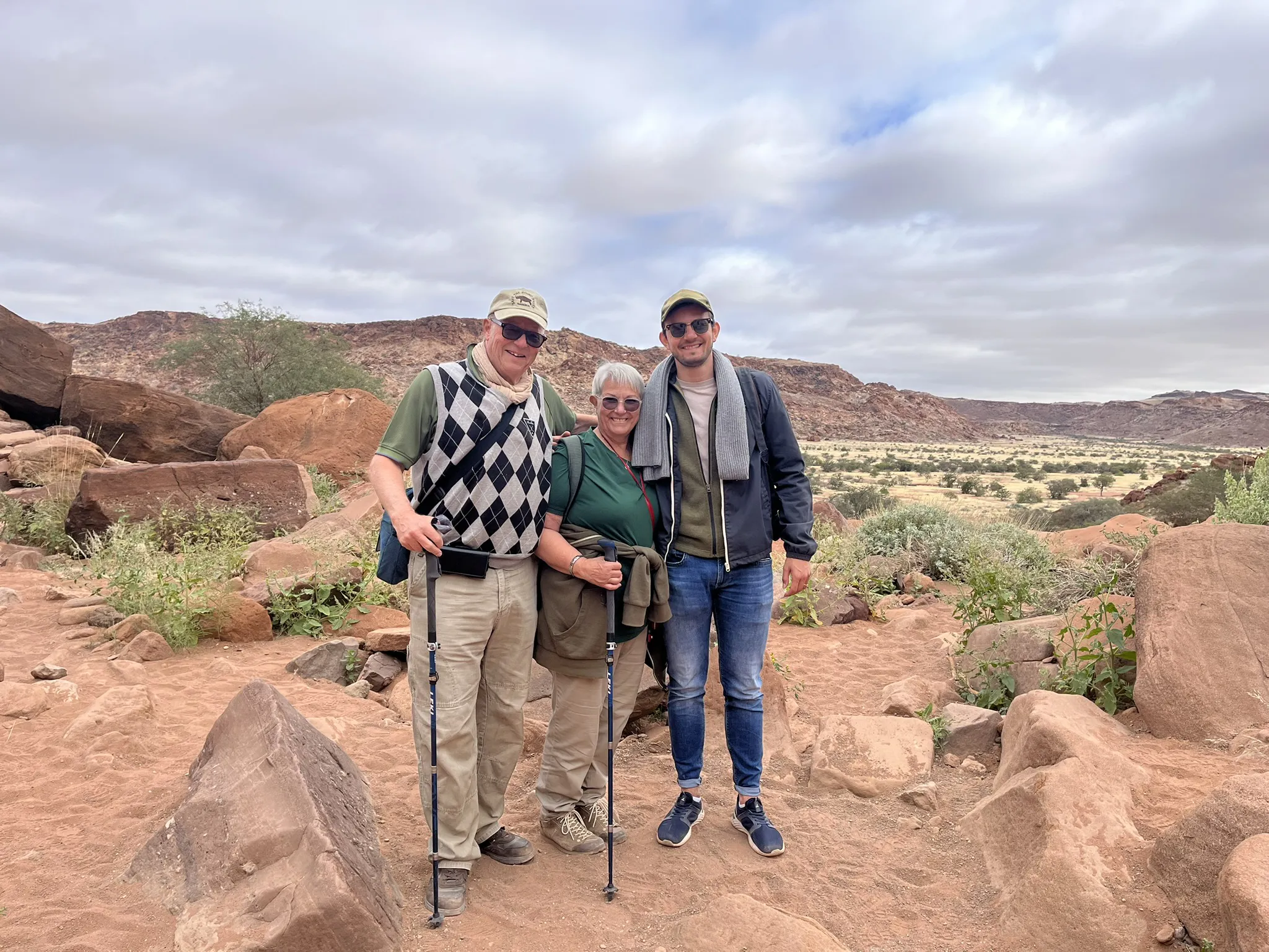 Mit seiner Frau und seinem Sohn bereist Christoph Sievers Namibia.