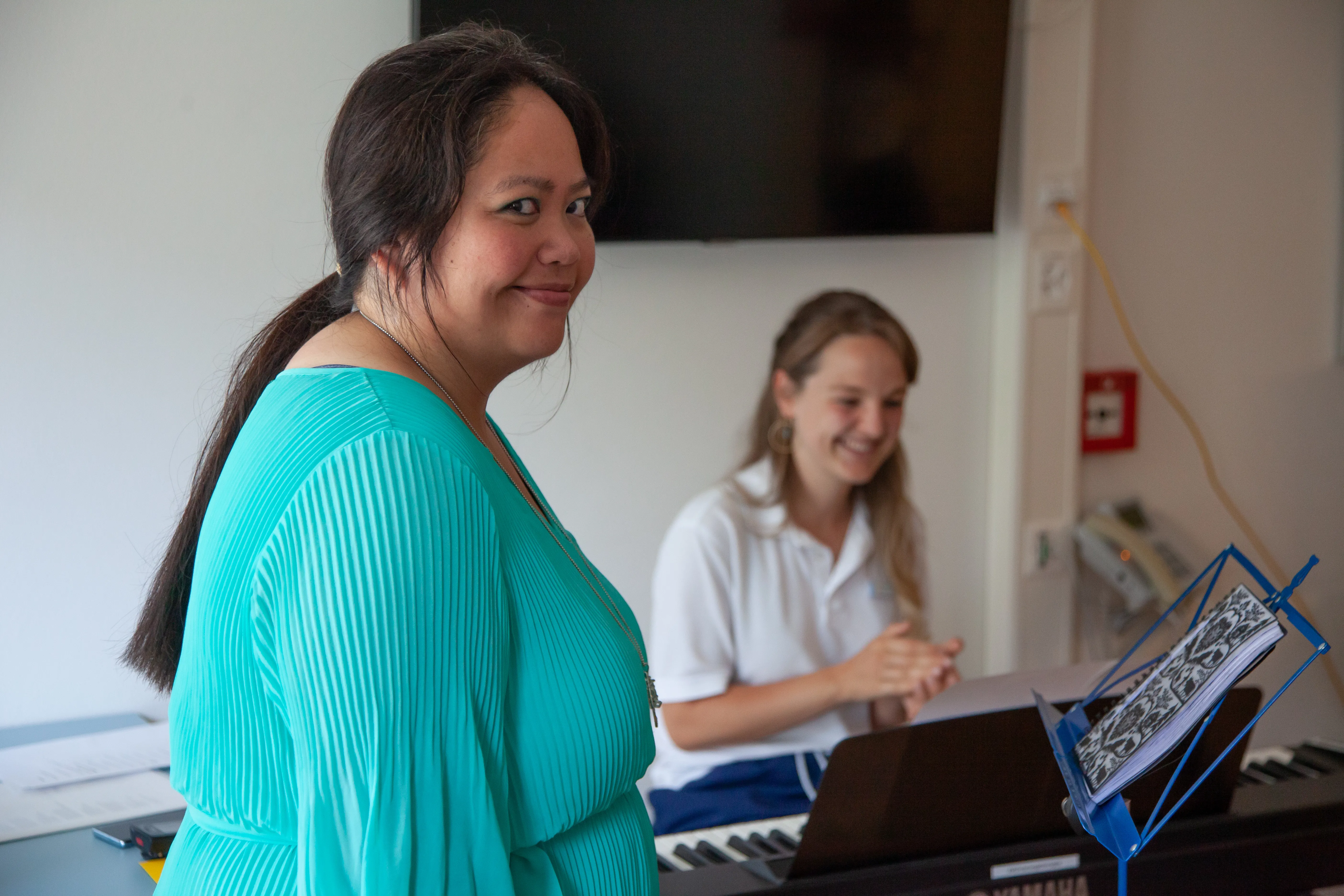 Sheena Zenz in ihrem Element.